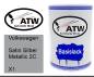 Preview: Volkswagen, Satin Silber Metallic 2C, X1: 500ml Lackdose, von ATW Autoteile West.